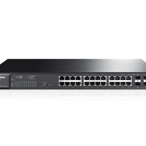 Switch Inteligente de 24 puertos Gigabit PoE + 4 ranuras SFP Combo